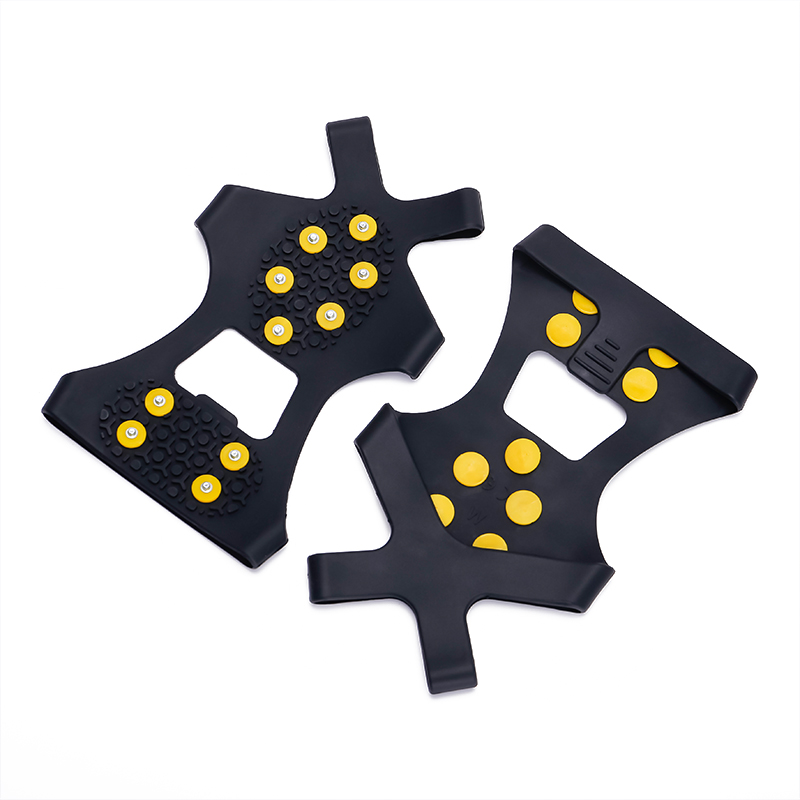 Silicone No-slip tacchetti crampon con impugnature con borchie a 5 denti da 5 denti