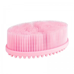 Scrubber per il corpo in silicone esfoliante, spazzola da bagno