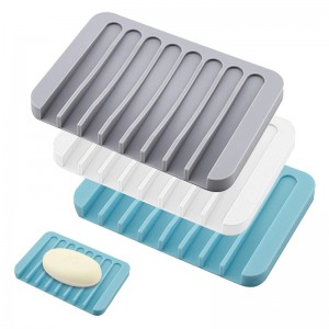 Portasapone in silicone premium per doccia, bagno, cucina