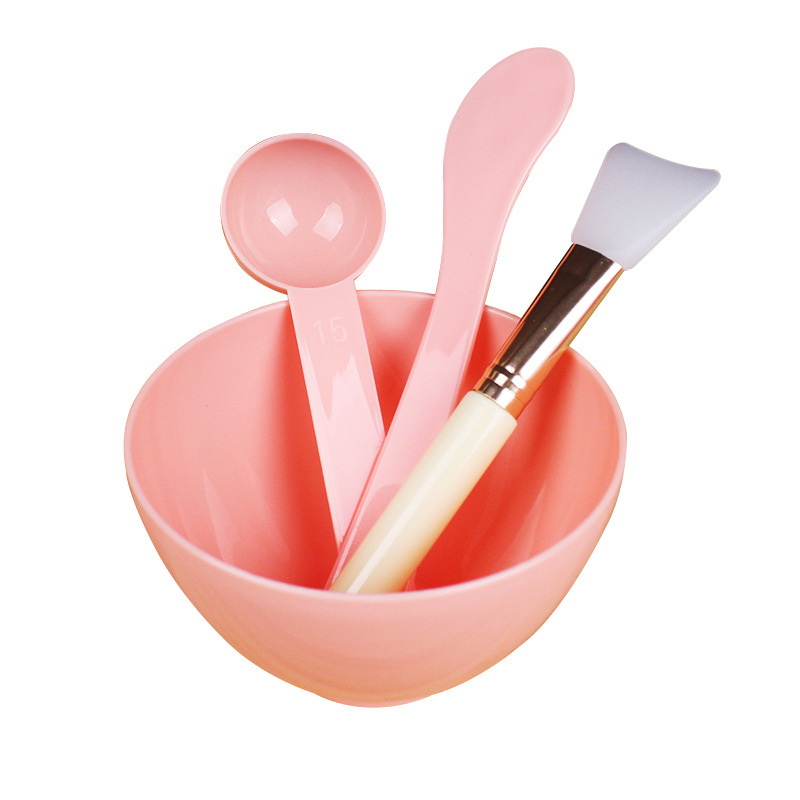 Strumento di miscelazione facemask fai da te, set di ciotola di miscelazione per maschera facciale in silicone