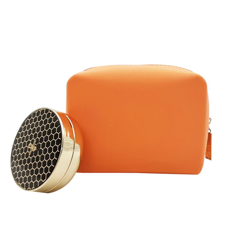 Borsa da toilette da viaggio in silicone, sacchetto cosmetico impermeabile per le donne