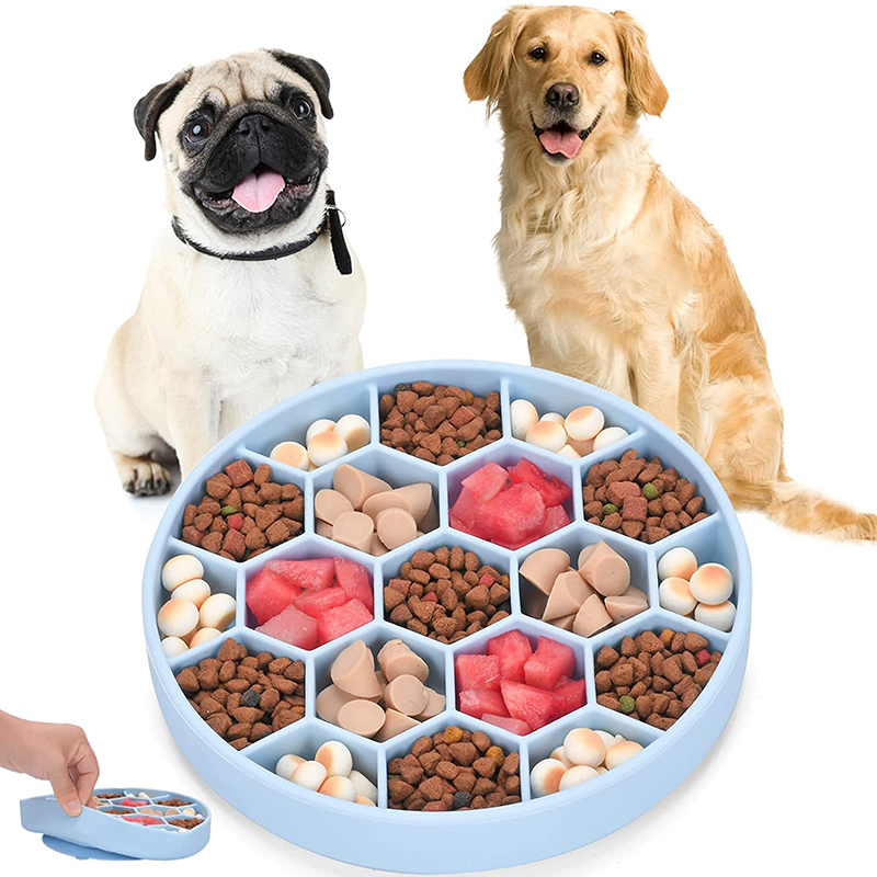 Alimentatore di viaggio per cani da pet logo personalizzato in silicone